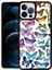 iPhone 13 Pro Max - Uyumlu Hepaks M-Fit Desenli Kapak-Flower No4 5