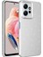 Xiaomi Uyumlu Redmi Note 12 4g Kılıf Kamera Korumalı Simli Lüks Zore Koton Kapak-Gri 1