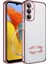 Samsung Galaxy Uyumlu M14 Kılıf Kamera Korumalı Logo Gösteren Zore Omega Kapak-Rose Gold 1