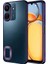 Xiaomi Uyumlu Redmi 13C Kılıf Kamera Korumalı Logo Gösteren Zore Omega Kapak-Derin Mor 1