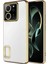 Xiaomi Uyumlu Mi 13T Pro Kılıf Kamera Korumalı Logo Gösteren Zore Omega Kapak-Gold 1