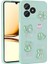 Realme C53 Kılıf Kabartma Figürlü Parlak Zore Toys Silikon Kapak-Açık Yeşil 1