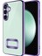 Samsung Galaxy Uyumlu S23 Fe Kılıf Kamera Korumalı Logo Gösteren Zore Omega Kapak-Lila 1
