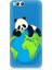 Xiaomi Mi 6 Uyumlu Yorgun Panda ve Dünya Desenli Silikon Kılıf 1