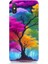 Xiaomi Mi 8s Uyumlu Renkli Hayat Ağacı Desenli Silikon Kılıf 1