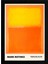 Mark Rothko Orange And Yellow 21 x 30CM - Siyah Çerçeveli 1