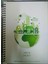 17 x 24 cm 80 Yaprak Kareli Save The Nature Sert Kapak Ivory Defter 1