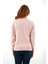 Kadın Pudra %100 Pamuk Bisiklet Yaka Triko Kazak Bluz TRIST-6101 3