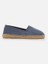 Aiden Indigo Mavi Kadın Düz Espadril 2