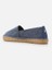 Aiden Indigo Mavi Kadın Düz Espadril 3