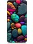 Xiaomi Redmi 9 Uyumlu Artx Kırmızı Doğa Taşlar Desenli Silikon Kılıf 1