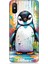 Xiaomi Mi A2 Lite Uyumlu Sevimli Penguen Desenli Silikon Kılıf 1