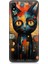 Xiaomi Redmi 7A Uyumlu Kara Kedi Desenli Silikon Kılıf 1