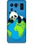 Xiaomi Mi 11 Ultra Uyumlu Yorgun Panda ve Dünya Desenli Silikon Kılıf 1