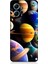 Xiaomi Redmi Note 12 Uyumlu Uzaydaki Gezegenler Desenli Silikon Kılıf 1