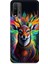 Xiaomi Redmi 9t Uyumlu Mistik Ala Geyik Desenli Silikon Kılıf 1