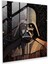 Pointillist Vader Glass Wall Art Decoration, 30X30 1