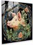 Art Nouveau Inspired Glass Print Of Porky Pig Among Elegant Floral Motifs - Home Decoration, 30X30 1