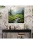 Serenity Glass Print Of Impressionist Landscape - Wall Decoration With Wildlife, 30X30 2