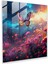 Enchanted Glass Print - Butterfly Whispers: Surreal Glass Wall Art, Glass Print, Home Decoration, Wildlife Wall Decoration, 30X30 1