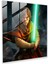 Futurism Allegory Luke Skywalker Glass Print, 70X70 1