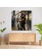 Romantic Glass Print Of Impressionistic Soldier Farewell At A Train Station, 30X30 2