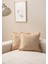 Home Saçaklı Tek Renk 43X43 Kırlent Kılıfı Bej 1