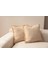 Home Saçaklı Tek Renk 43X43 Kırlent Kılıfı Bej 2
