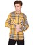 Felder Erkek Ekose Outdoor Gömlek Sarı-Siyah 1