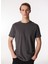 Bisiklet Yaka Antrasit Erkek T-Shirt 4C4800000012 1