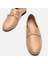 01AYH284090A330 HAKIKI Deri Naturel Kadın Loafer 4