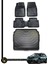 Citroen C5 Aircross 3D Ares Oto Paspas ve Araca Özel Kauçuk Bagaj Havuzu Set 1