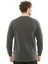 Sweatshirt Bisiklet Yaka Içi Polarlı 3 İplik Pamuklu Normal Kesim Erkek Antrasit 2