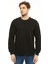 Sweatshirt Bisiklet Yaka Içi Polarlı 3 İplik Pamuklu Normal Kesim Erkek Siyah 1