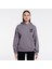 Friday Offset Sydney Kadın Gri Ekstra Oversize Kapüşonlu Sweatshirt Hoodie - Şardonlu 3 Iplik 2