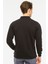 Sweatshirt Polo Yaka Içi Polarlı 3 İplik Pamuklu Normal Kesim Erkek Siyah 3