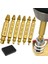 Kutu Stili ile 5pcs Gümüş Pcs Hasarlı Vida Çıkarıcı Matkap Ucu Seti Soyulmuş Kırık Vida Cıvata Sökücü Çıkarıcı Kolayca Yıkım Araçlarını Çıkarın (Yurt Dışından) 5