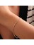 Su Yolu Altın Baget Bileklik Pink Topaz 4