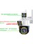 e YS-1010 Kablosuz Wifi 2 Kameralı Extra Gece Görüşlü 1080P Hd Güvenlik Kamerası 2