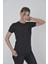 By Mino File Cepli Slim Fit T-Shirt - Siyah 1