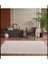 Gümüşsuyudeco Alvin 12612 160X230 Yeni Yüksek Kalite Modern Kabartmalı Örgü Saçaklı Krem Salon Halısı 1
