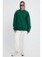 Yeşil Hoodie, Oversize Hoodie, Kadın Hoodie, Kanguru Cepli Kapüşonlu 2