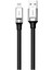 3.4A Lightning Şarj ve Data Kablosu Siyah Sc-64 2