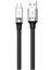 3.4A Type-C Şarj ve Data Kablosu Siyah Sc-65 2
