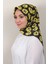 Gloria Eşarp 3084-3 Siyah-Sarı 2