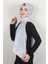 Vual Modal Şal 8686-10 Gümüş 1
