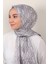 Soft Touch Şal 2778-6 Gri-Siyah 2