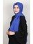 Pamuklu Düz Şal 2803-18 Saks 1