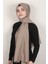 Bambu Kraşlı Şal 2724-18 Açık Kahve 1