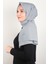 Şifon Şal Düz Renk 1293-103 Duman 1